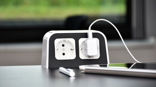 table  power outlet